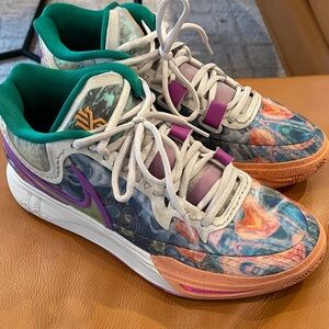 Nike Kyrie Multicolor Men's Shoes with Purple and Green Accents